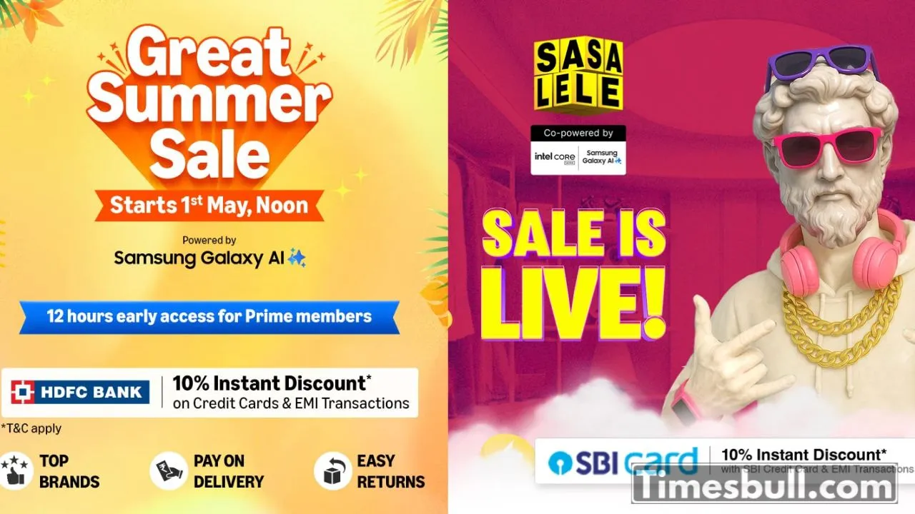 Amazon Vs Flipkart Sale