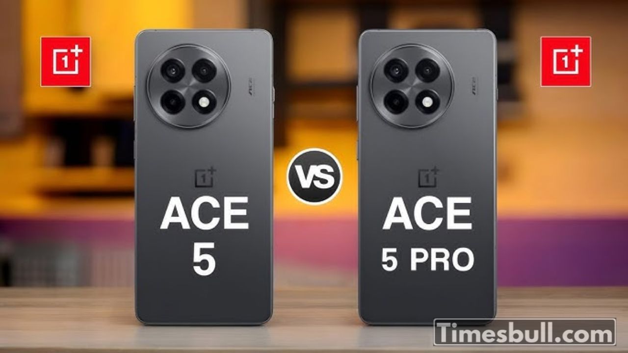 OnePlus Ace 5 vs Ace...