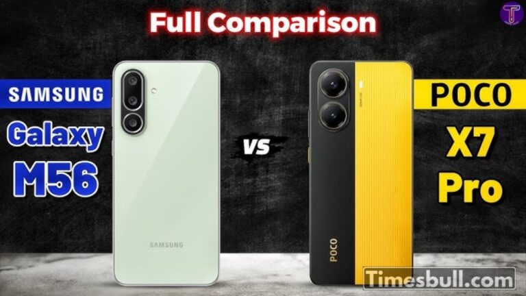 Samsung Galaxy M56 vs POCO X7 Pro: Battle of the Next-Gen Smartphones