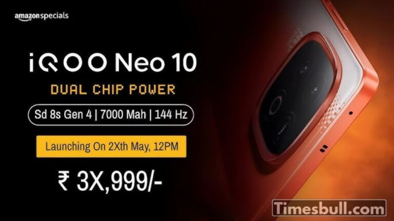 iQOO Neo 10 Launching with 7000mAh Battery & 120W Charging: Here Are the Expected Features