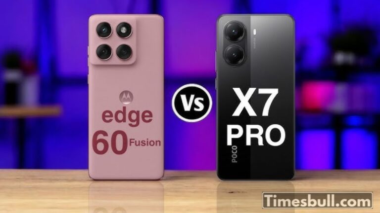 Motorola Edge 60 Pro vs POCO X7 Pro: Flagship Power Meets Long-Lasting Performance