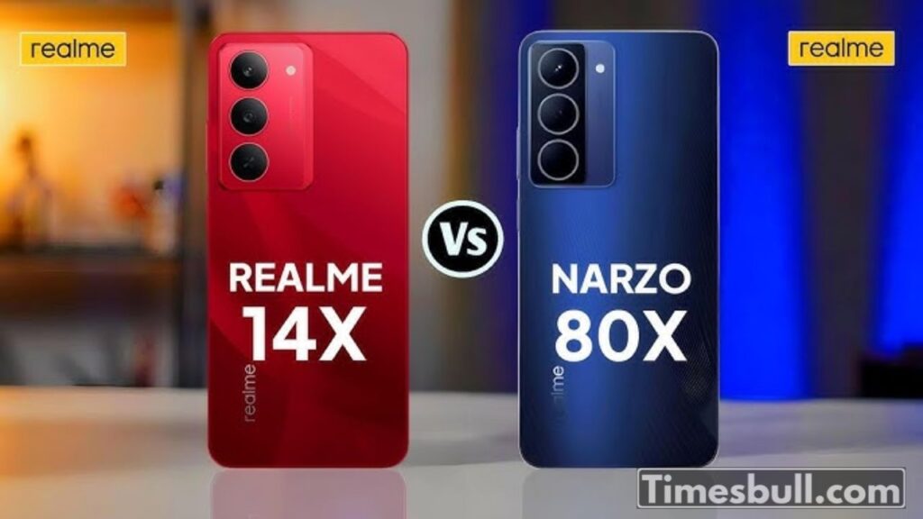 Realme Narzo 80X vs Realme 14T: Which smartphone is better for you?
