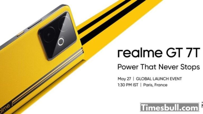 Realme GT 7T global and India launch on May 27: Know features and Price