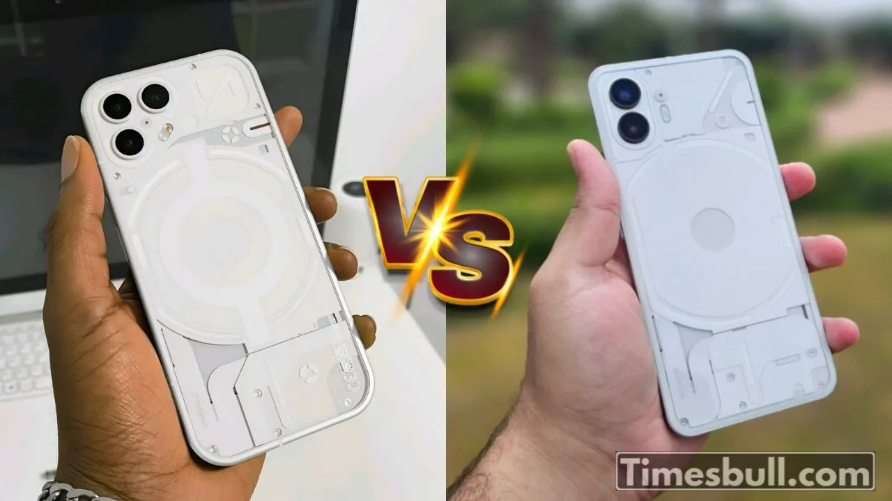 Nothing Phone 3 vs Phone...