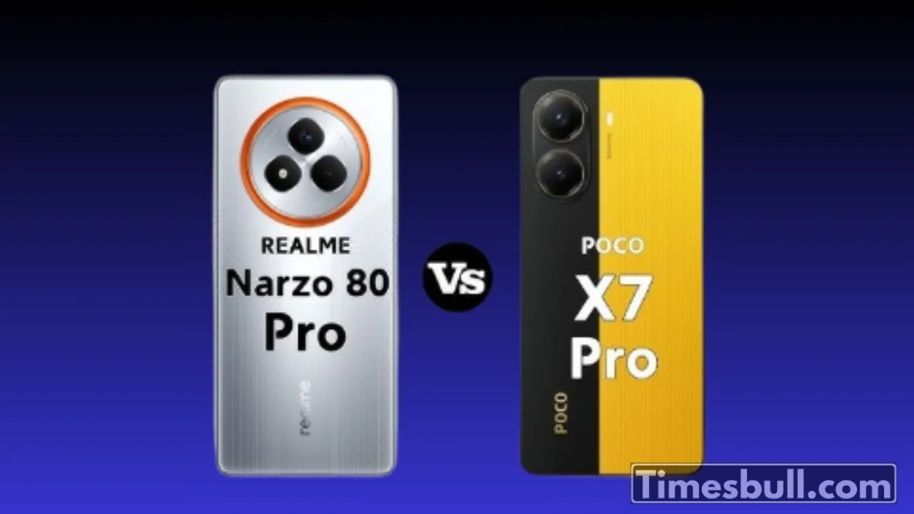 POCO X7 vs Realme Narzo...
