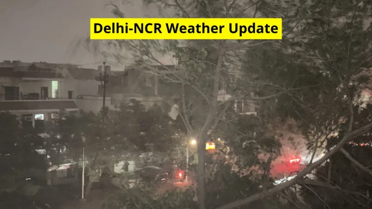 Weather Delhi-NCR Hit by Surprise Dust Storm: Weather Shift Causes Disruptions