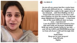 Dipika Kakar Battles Stage 2 Liver Cancer – Actress Share Heartfelt Instagram Post