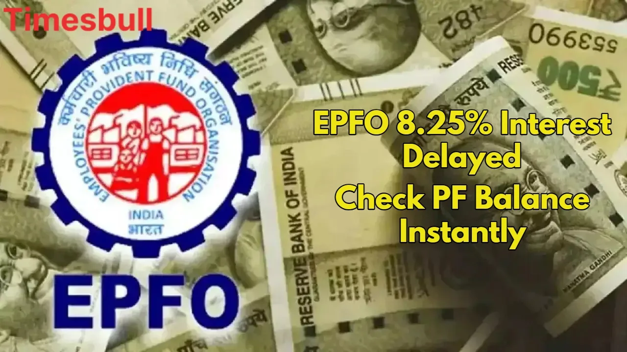 EPFO Latest Update: ₹8.25% Interest...