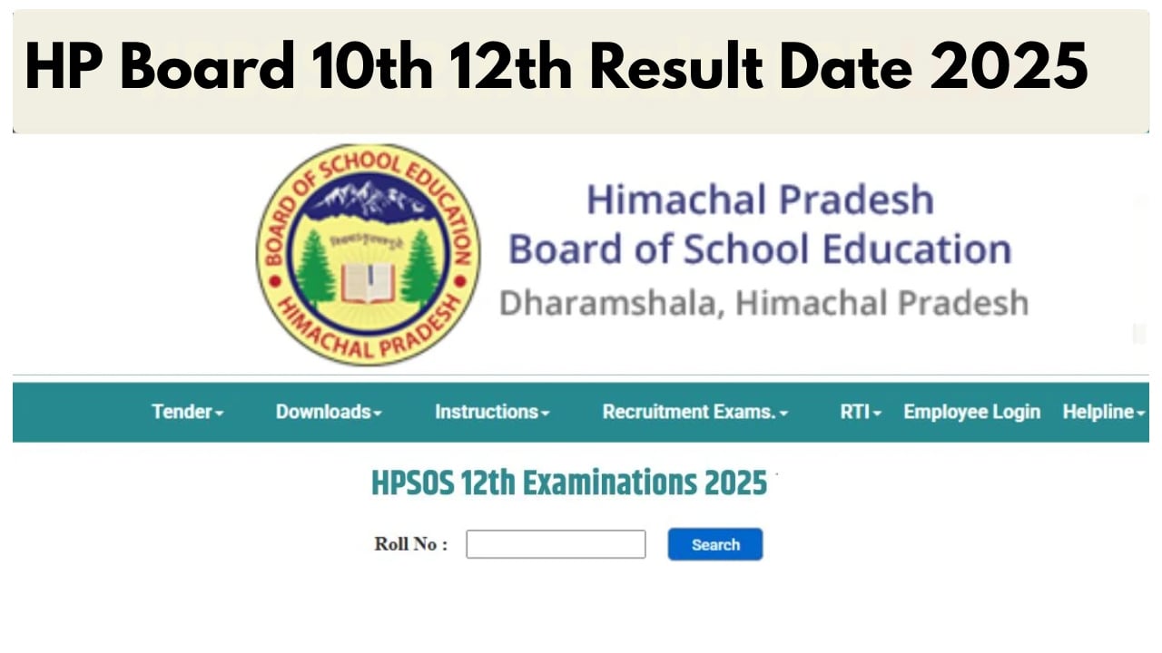 HP Board 10th 12th Result...