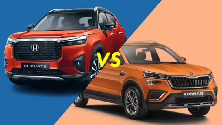 Honda Elevate CVT vs Skoda Kushaq AT : Which Automatic SUV Delivers the Smoother Drive?