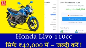अब हर कोई खरीद सकेगा बाइक! Honda Livo 110cc पर आया धमाकेदार ऑफर