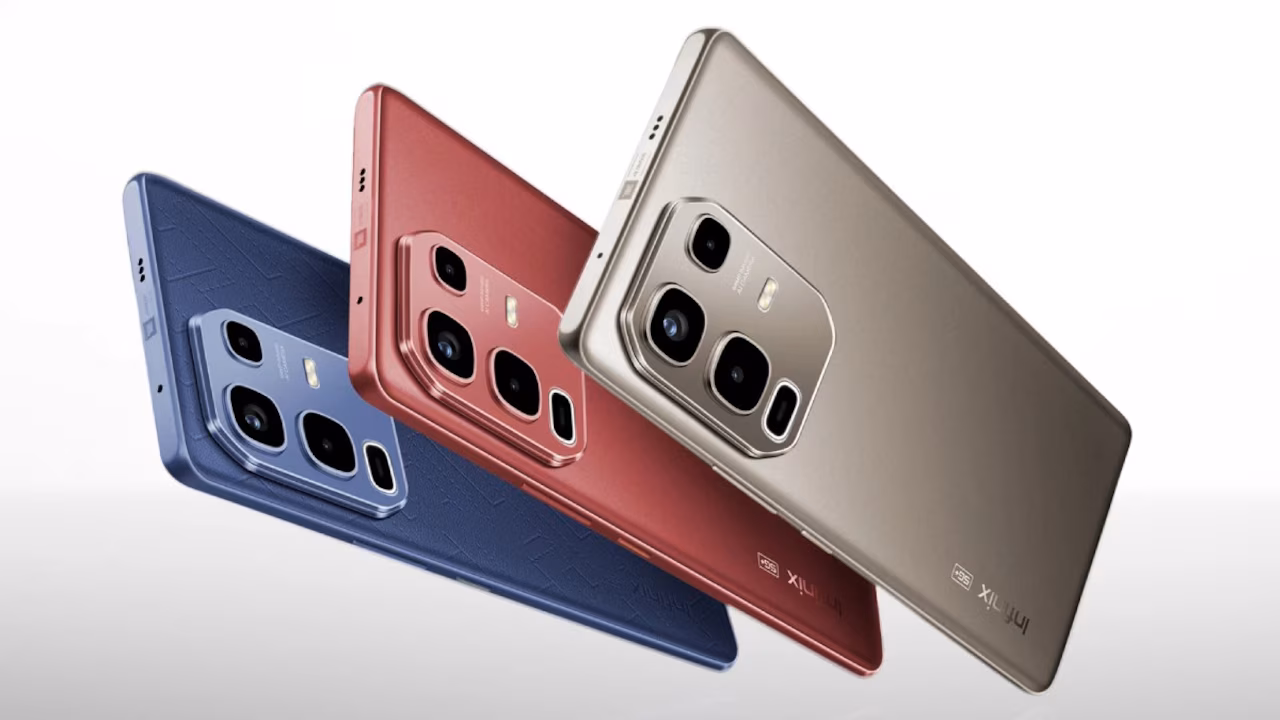 Stylish smartphones with curved screen...