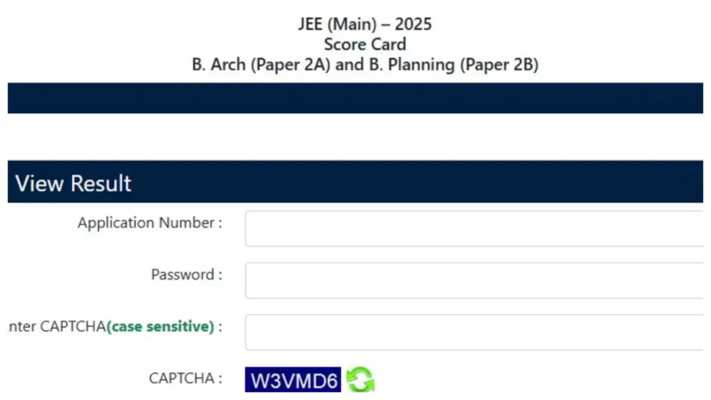 JEE Main 2025 Paper 2 Results