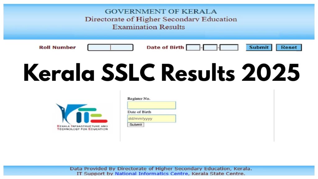 Kerala SSLC Results 2025