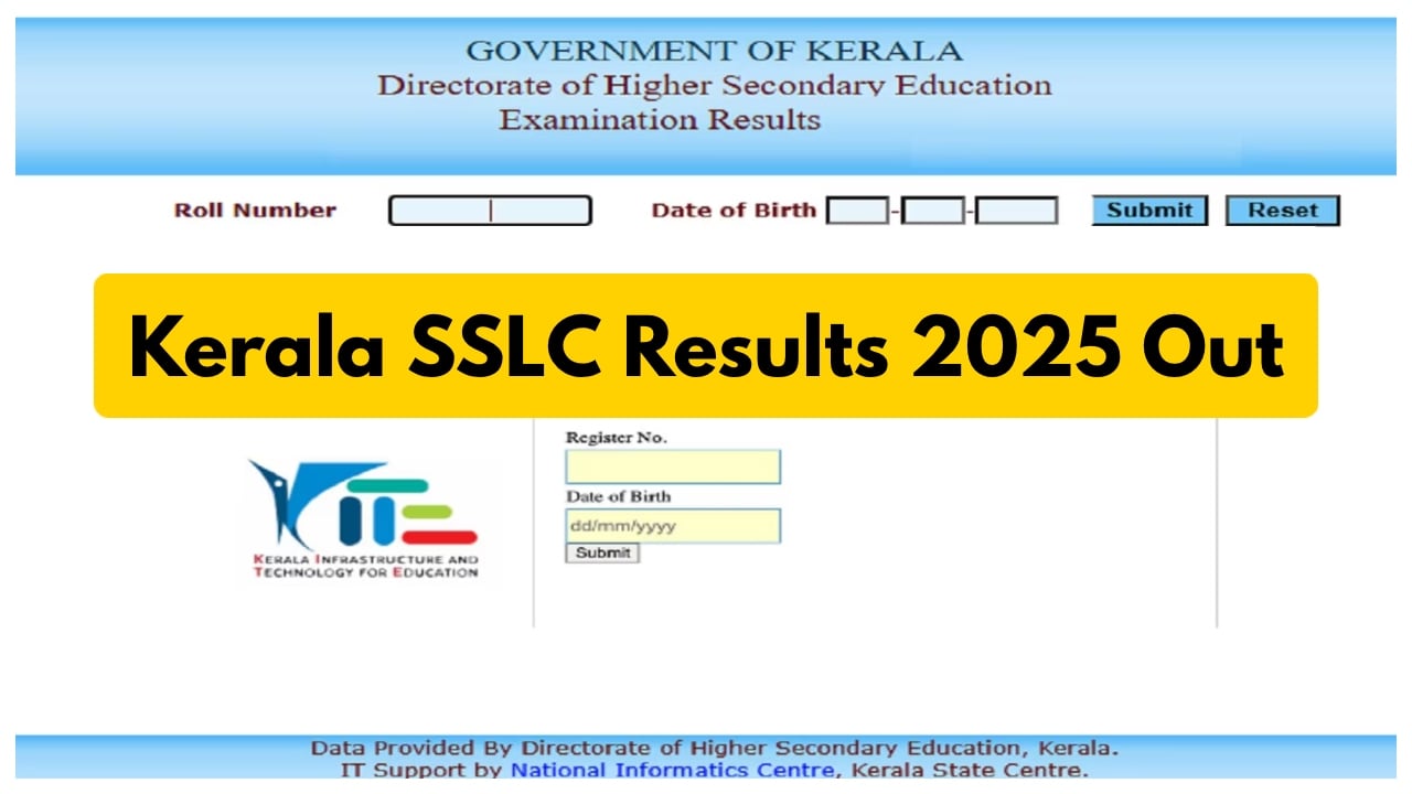 Kerala SSLC Results 2025 Declared...