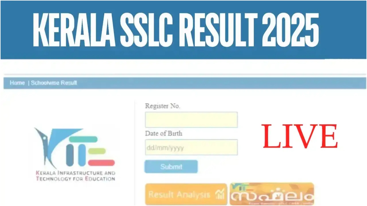SSLC Kerala Results 2025: Check...