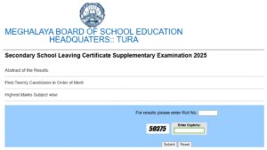 MBOSE SSLC Supplementary Results Out – How to Check Score Via Roll Number
