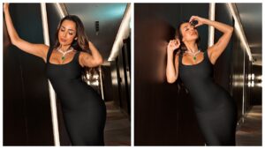 Malaika Arora Glamour Look – Actress Flaunts Perfect Figure in Viral Black Gown