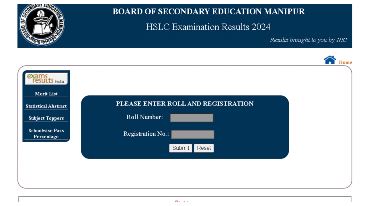 Manipur Class 10th Result
