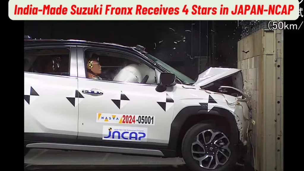 India made Maruti Suzuki Fronx scored 4 stars in Japan NCAP, know how was the safety test