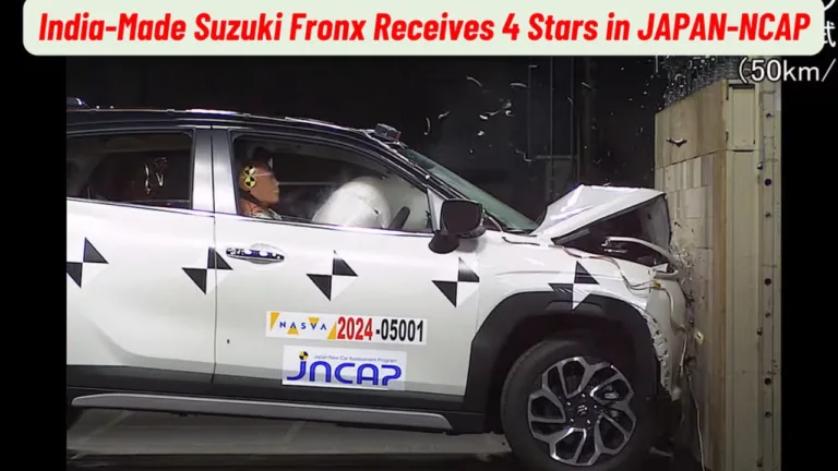 India made Maruti Suzuki Fronx scored 4 stars in Japan NCAP, know how was the safety test