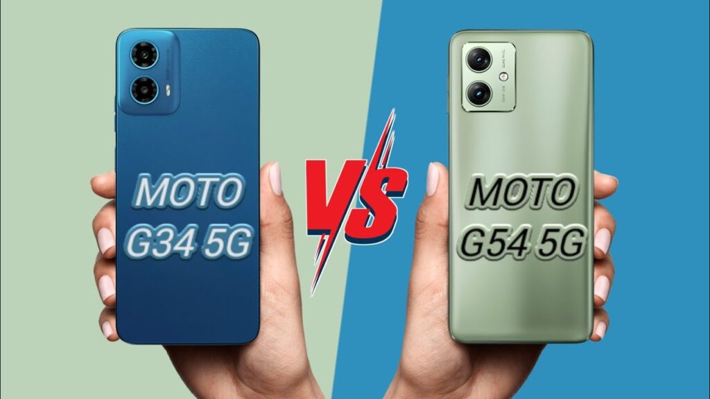 Motorola Moto G54 5G vs Motorola Moto G34 5G – The Ultimate Motorola 5G Battle Under Budget