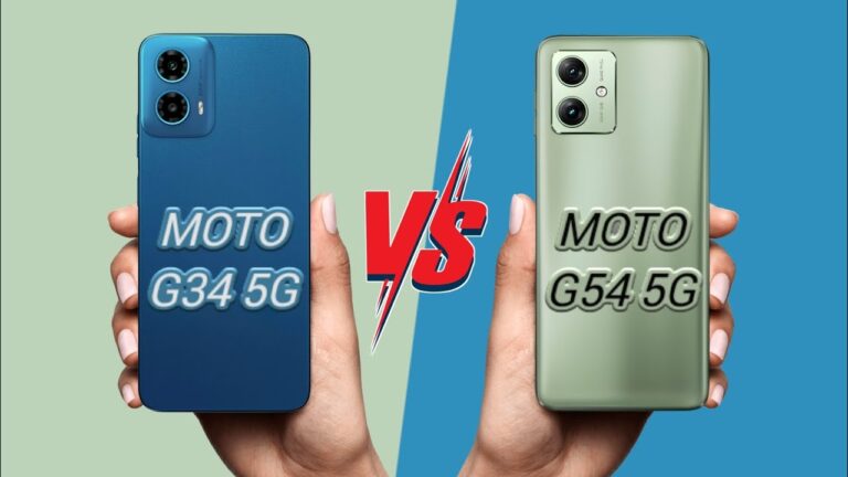 Motorola Moto G54 5G vs Motorola Moto G34 5G – The Ultimate Motorola 5G Battle Under Budget