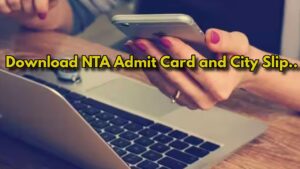 Nta Admit Card