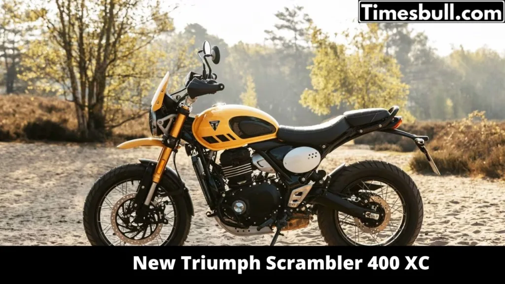 New Triumph Scrambler 400 XC launched at ₹ 2.94 lakh – Know all the features