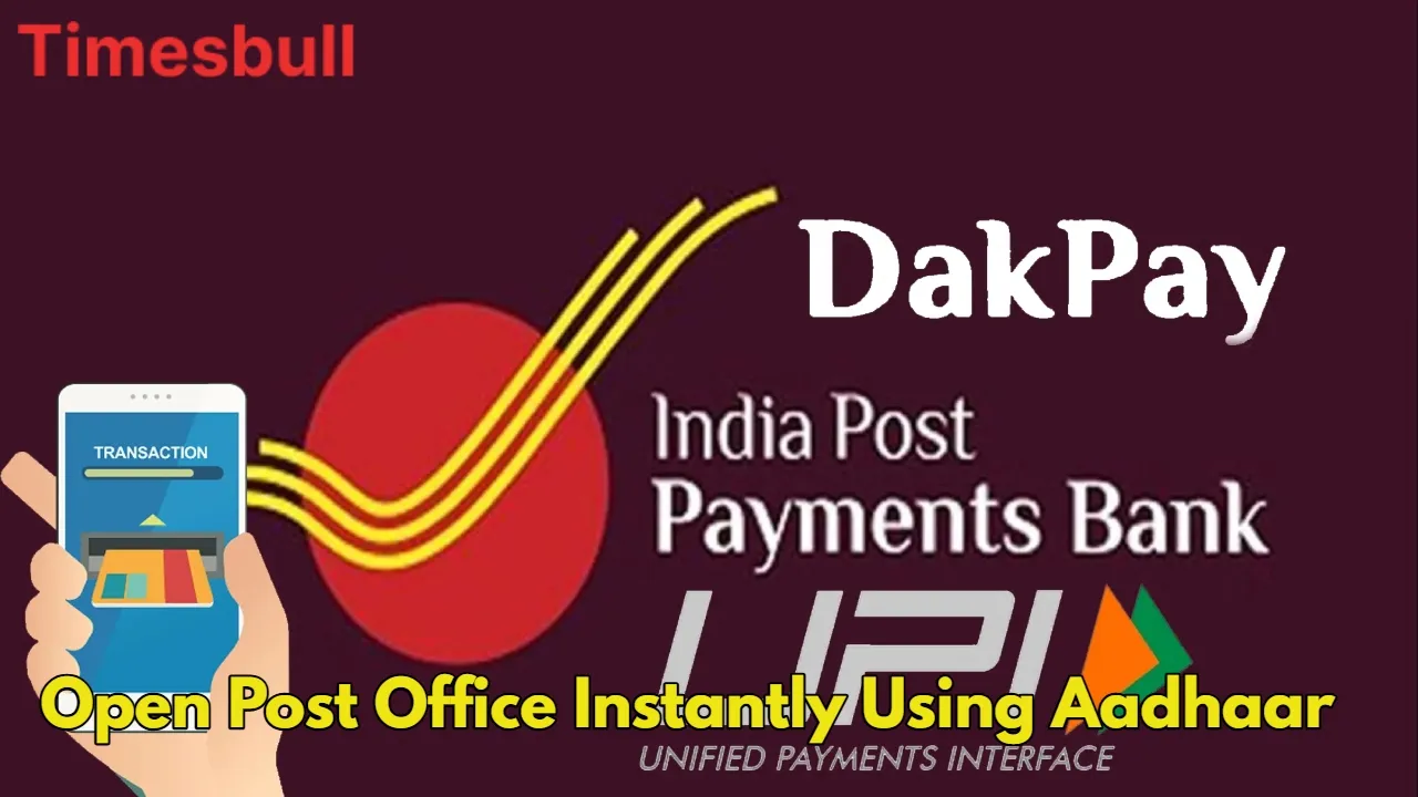 Open Post Office Schemes Instantly Using Aadhaar