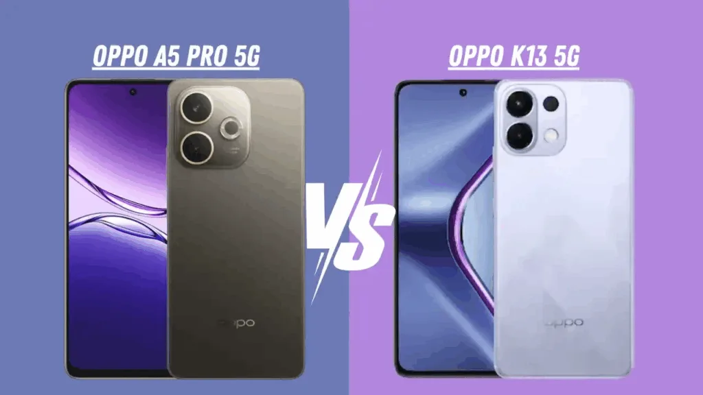 Oppo A5 Pro 5G vs Oppo K13 5G
