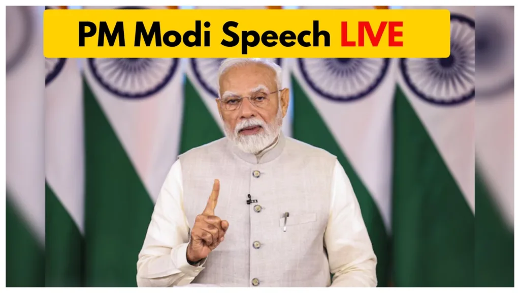 PM Modi Speech LIVE