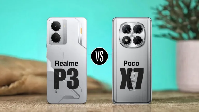 POCO X7 vs realme P3 detailed comparison under ₹18,000
