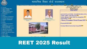 RBSE REET Result 2025 Declared – Check Scores Online at reet2024.co.in