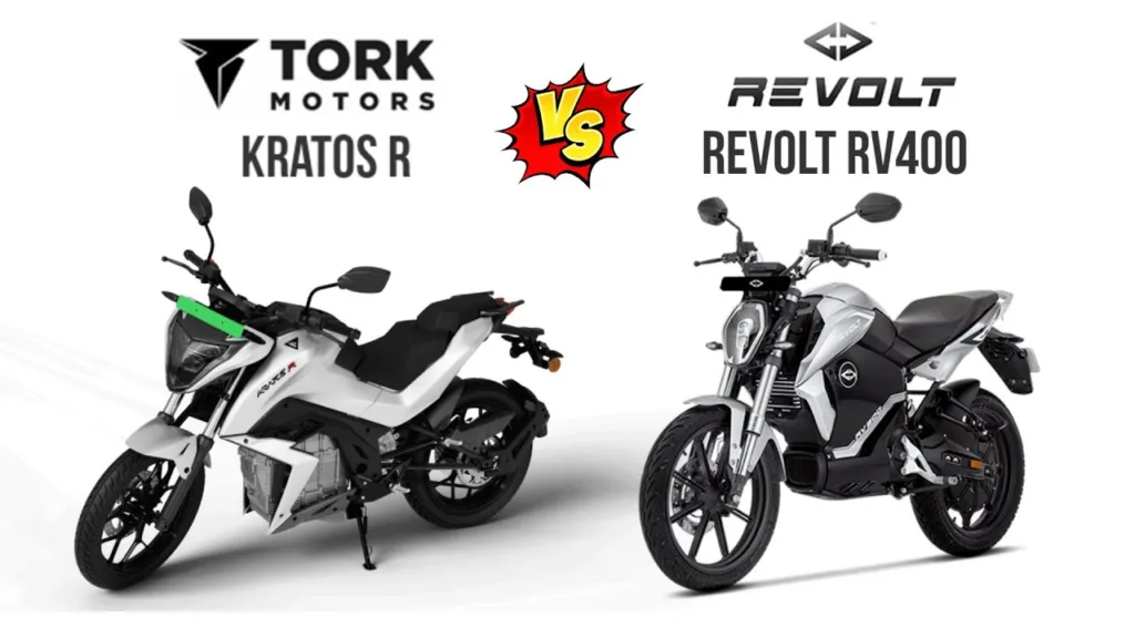 Revolt RV400 vs Tork Kratos R : A Detailed Comparison of India’s Leading Electric Bikes
