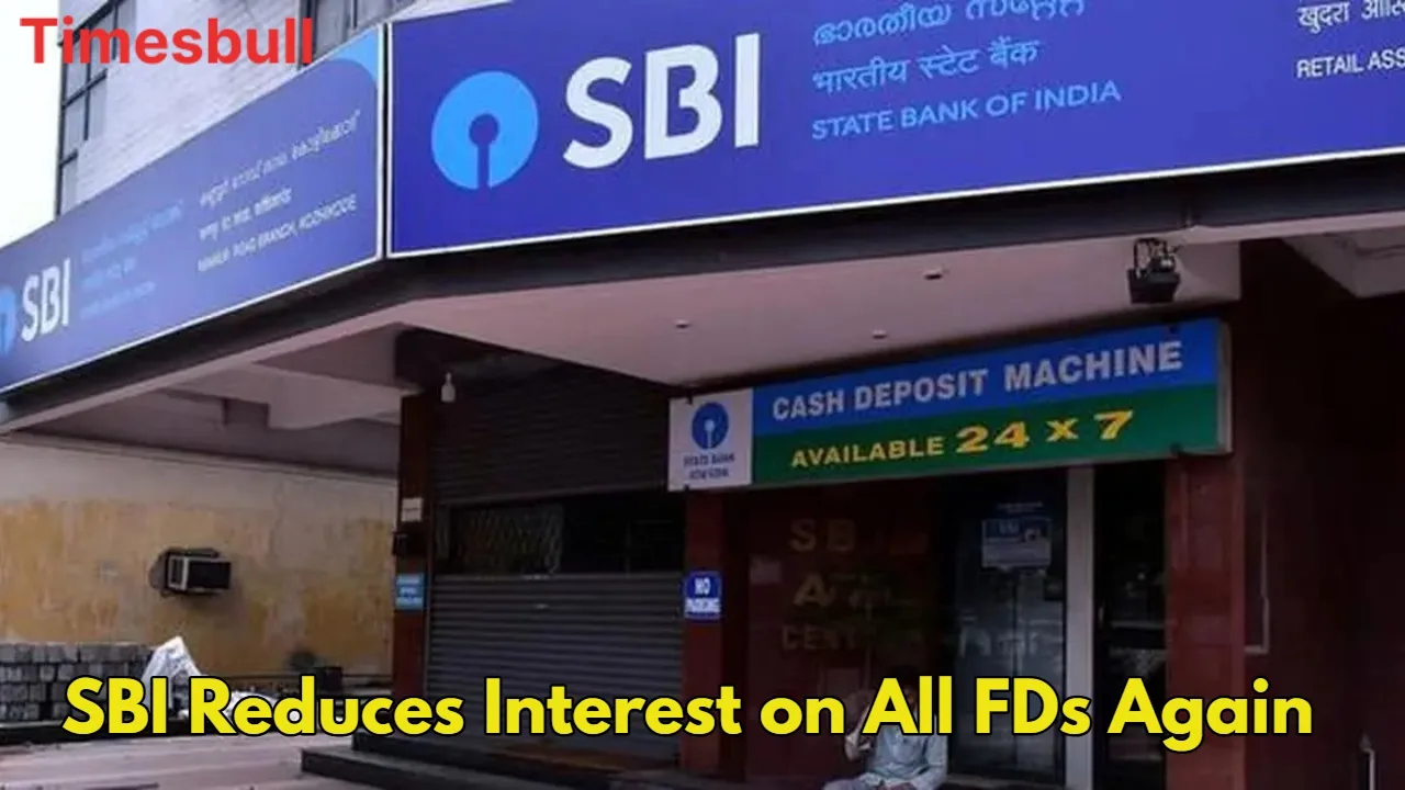SBI Slashes FD Interest