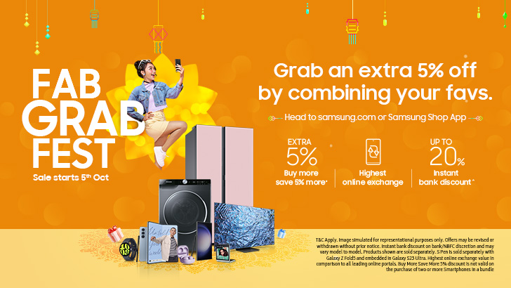 Samsung Fab Grab Fest Starts...