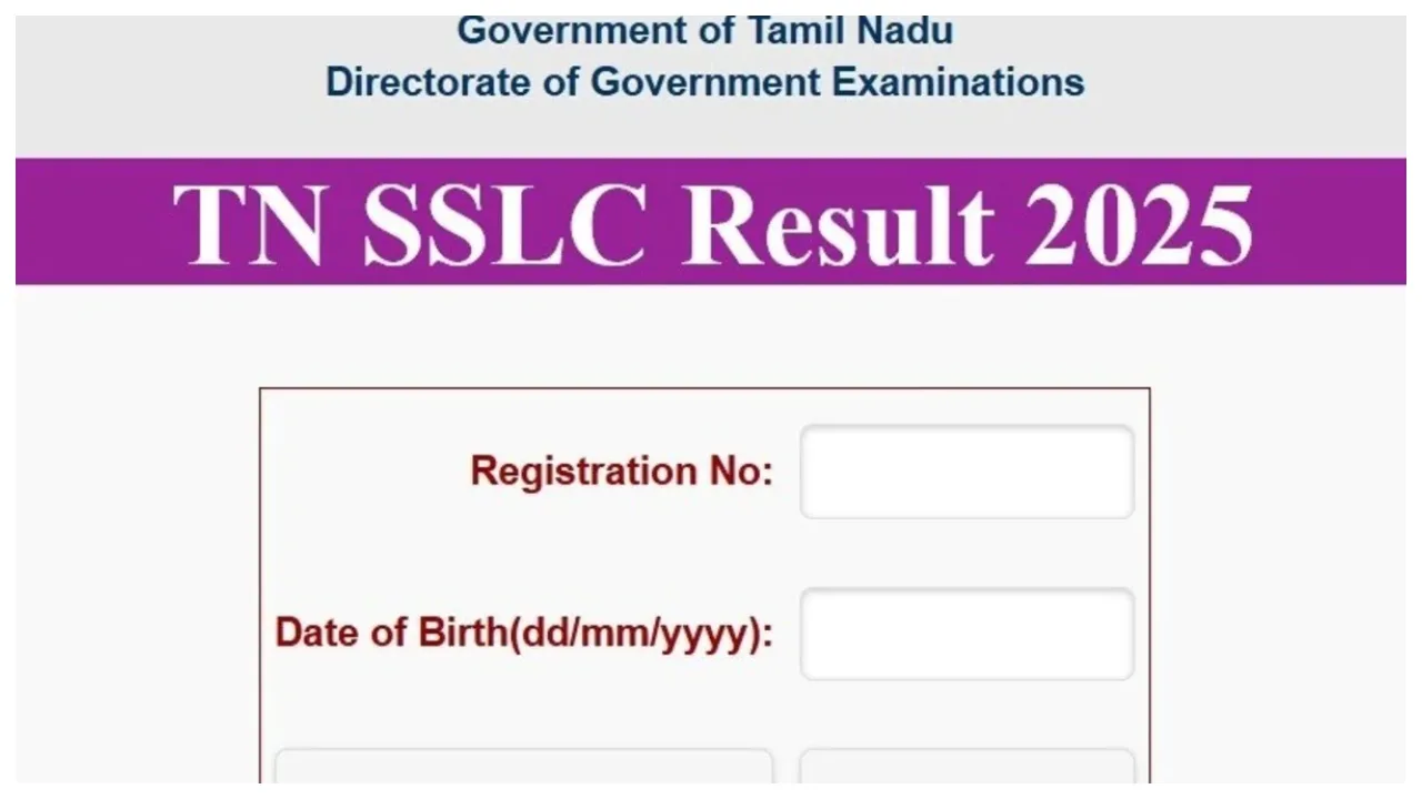 TN SSLC Result 2025 Result...