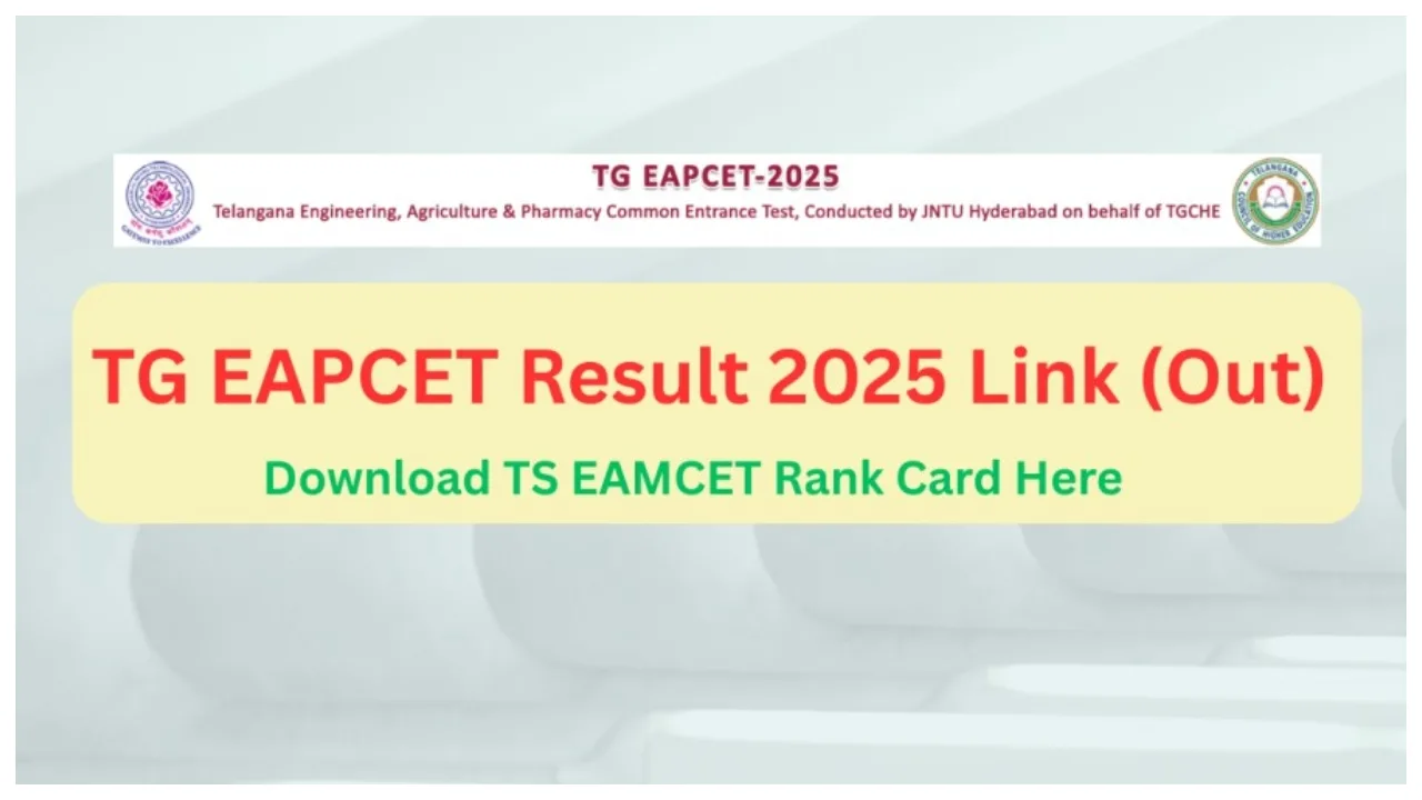 TS EAMCET Result 2025 Out-...