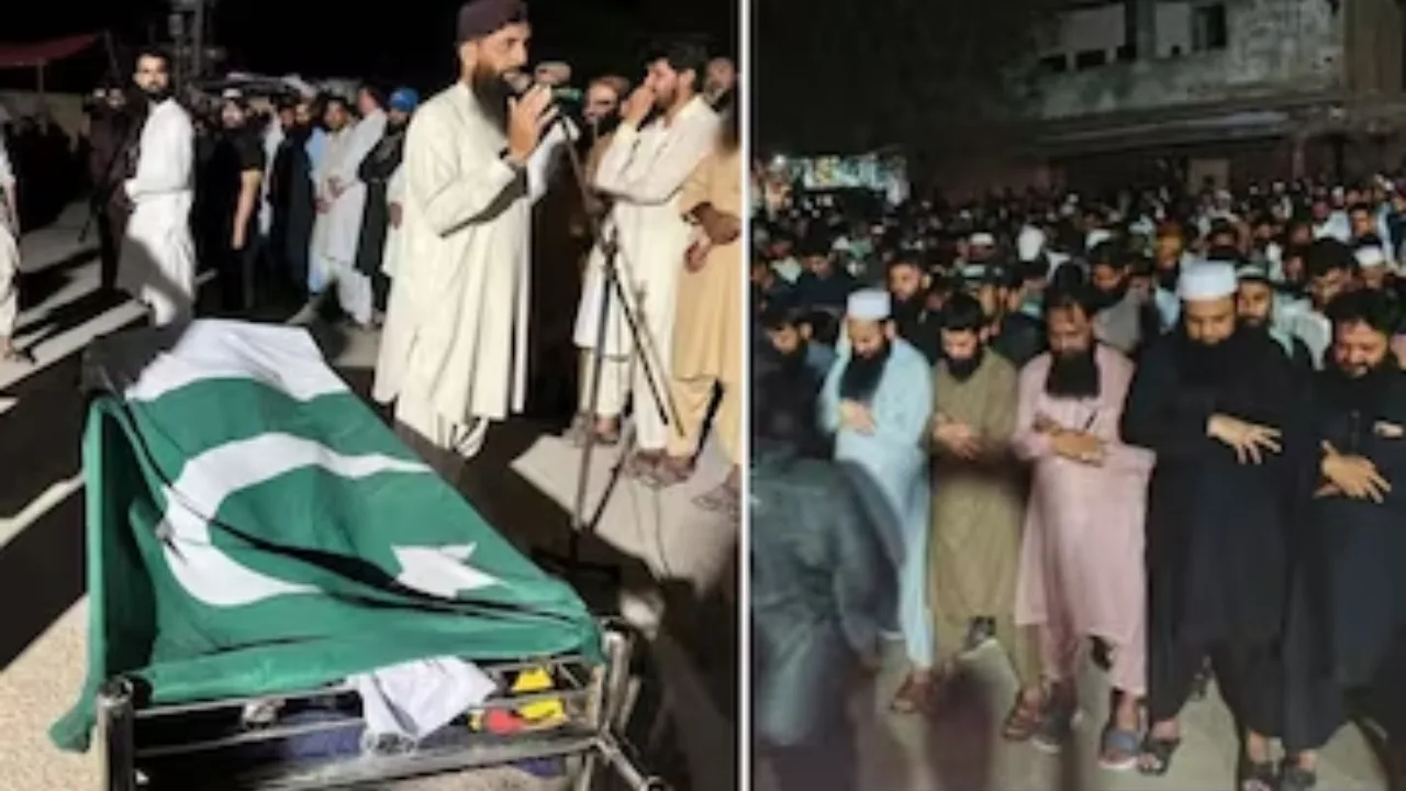 Terrorist Saifullah’s funeral procession