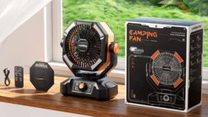 ColdSky’s Rechargeable Fan Offers 50-Hour Battery & LED Light Combo