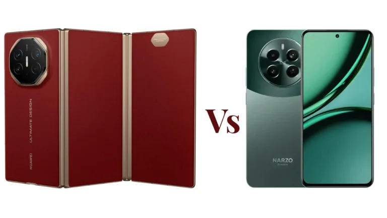Huawei Mate XT Ultimate Design vs Realme Narzo 70 Pro 5G: Foldable Power or Practical Choice?
