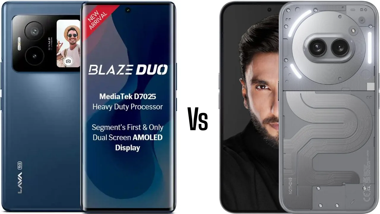 Lava Blaze Duo 5G vs...