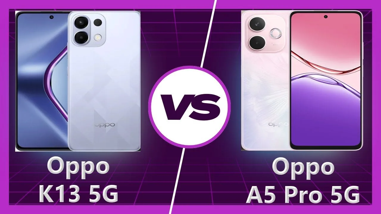 Oppo K13 vs A5
