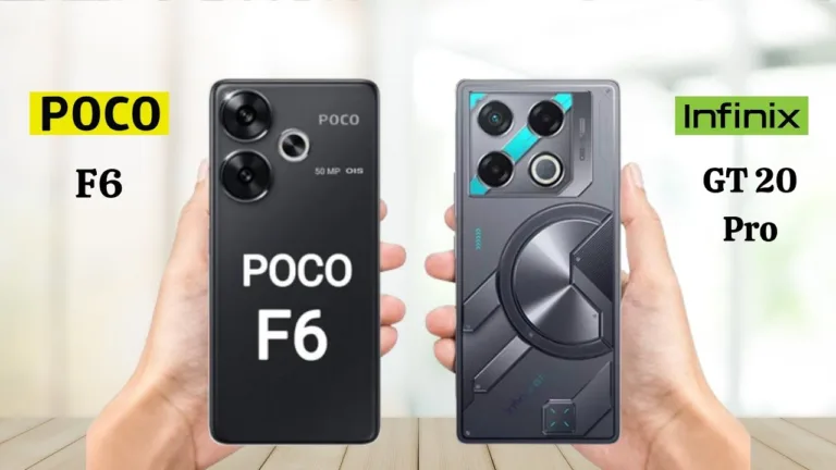 Gaming, Cameras, or Charging? Poco F6 and Infinix GT 20 Pro Compared