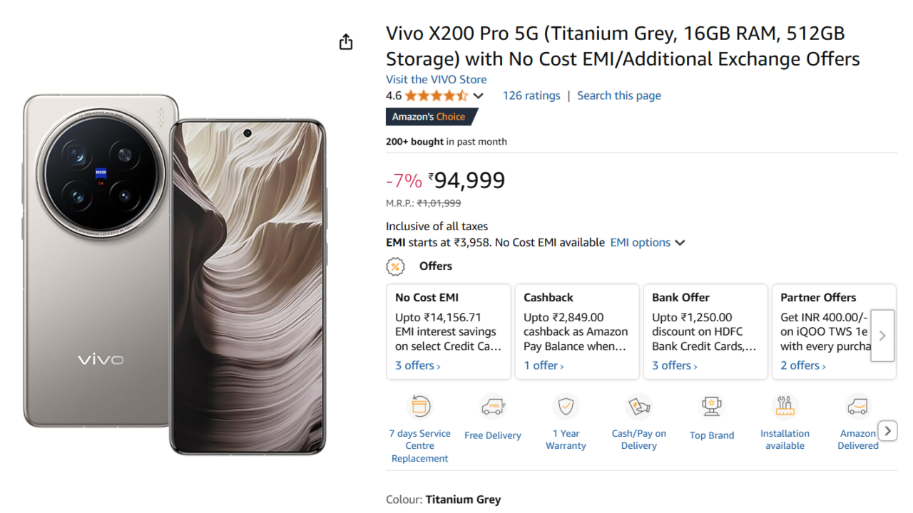 Vivo X200 Pro 5G 