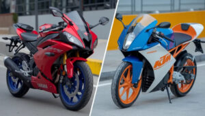 Yamaha R15 V5 vs KTM RC 125 : Which Entry-Level Sportbike Suits You Best?