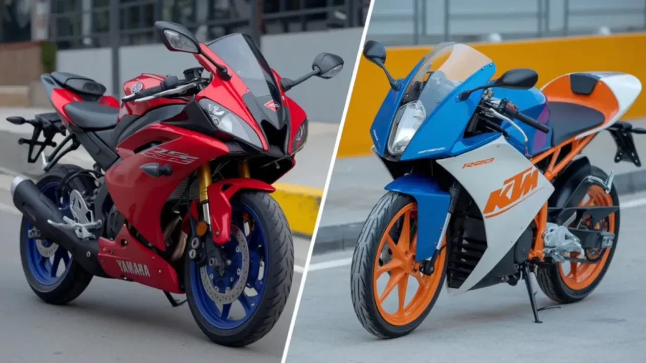 Yamaha R15 V5 vs KTM RC 125