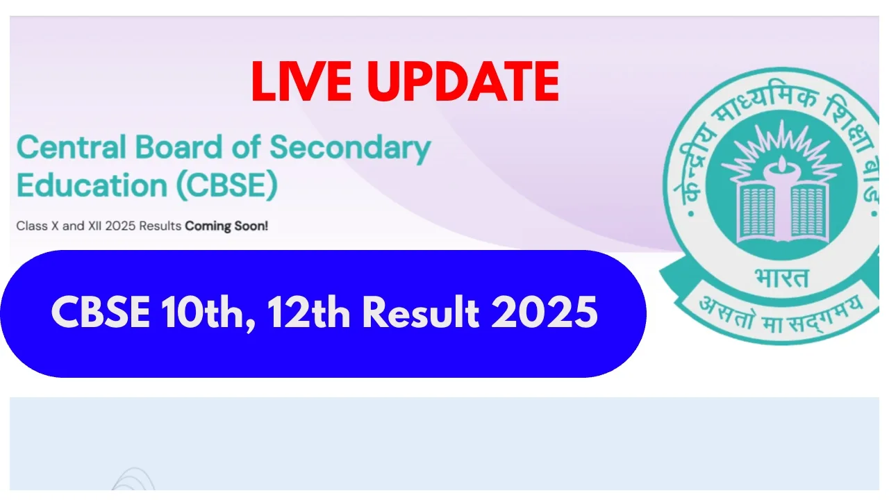 CBSE 12th Result 2025 Live...
