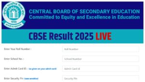CBSE Board Result 2025 – How to Check Class 10 & 12 Results Online